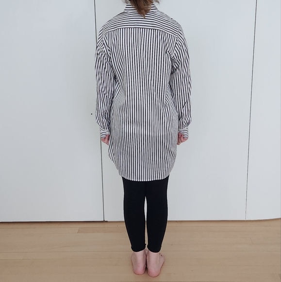 Eileen M Custom Designed Striped Button Down Tunic - Picture 4 of 9